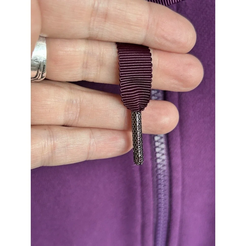 Lululemon Women's Full Zip Hoodie Sweatshirt Purple Size 8 - As-Shown - Picture 4 of 9